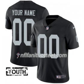 Lasten Oakland Raiders NFL Pelipaita Custom Musta